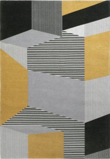 Dywan Carpet Decor - kolory szary, żółty
