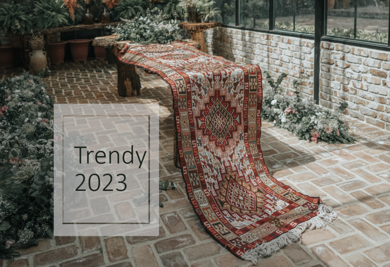 Dywan w pięknej aranżacji - trendy 2023